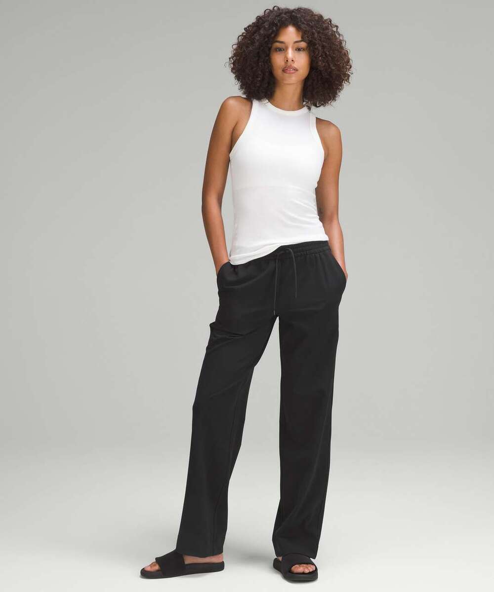 Lululemon Luxtreme Mid-Rise Straight-Leg Trouser Black XS